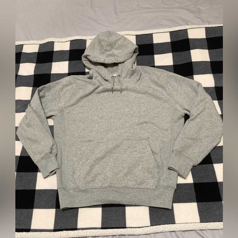 J Crew Knit Goods Heather Grey Hoodie Medium